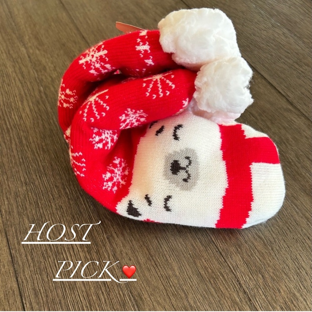 🆕 Sherpa Socks Polar Bear ~ Critter Socks ~ Holiday ~ Winter ~ Unisex ~ OSFM